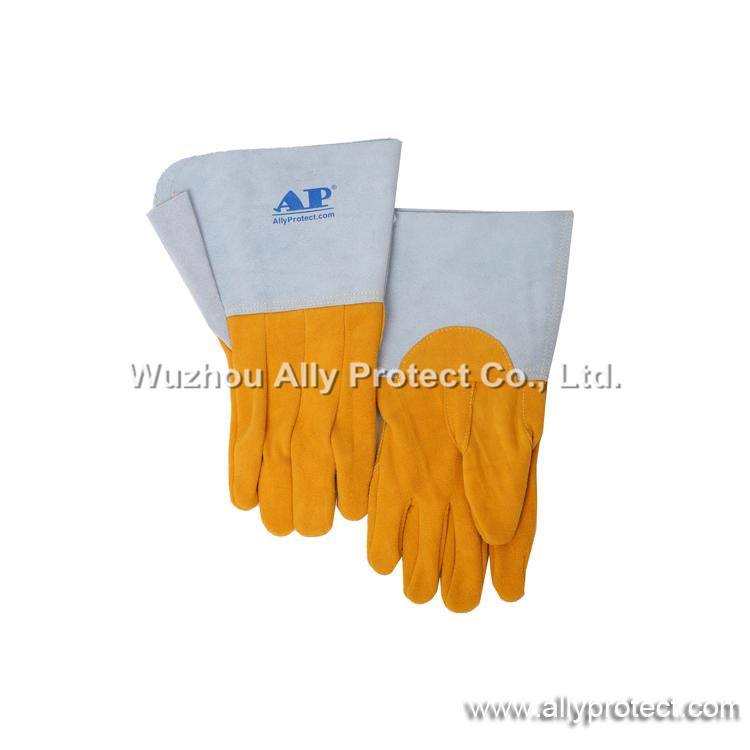 AP-1104 Double Layer Back Split Deerskin MIG Gloves